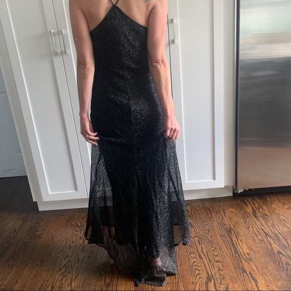 Vintage Ralph Lauren Metallic Mesh Mermaid Dress - Picture 15 of 16